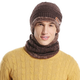 Illustration for article titled Mens Knitted Hat and Circle Scarf 2 Piecesem/em